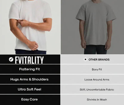 🧵 True Classic Men’s 4-Pack Short Sleeve Crew Neck T-Shirts