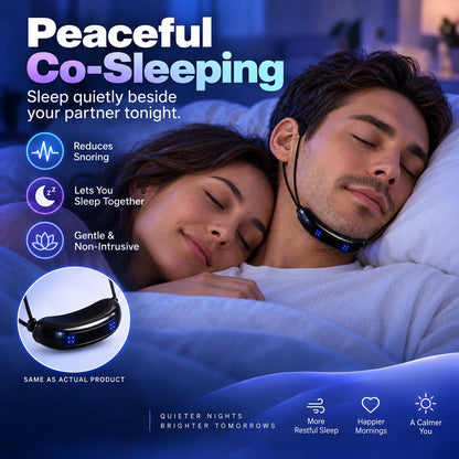 😴 Smart Electric Anti-Snore Device – Automatic Detection for Quiet Deep Sleep! 🌙