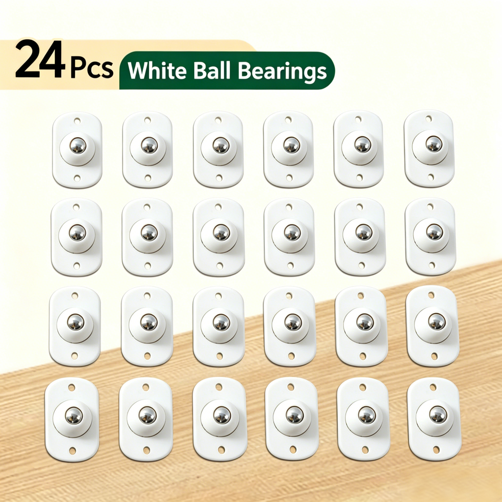 24 Pcs White