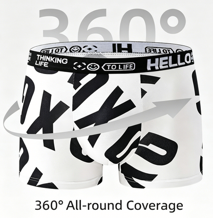 🧵🌬️ Men's elastic boxer briefs Set, soft and comfortable