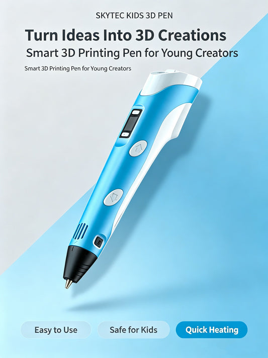 Smart 3D Printing Pen for Kids‑Easy‑Use DIY Drawing Pen