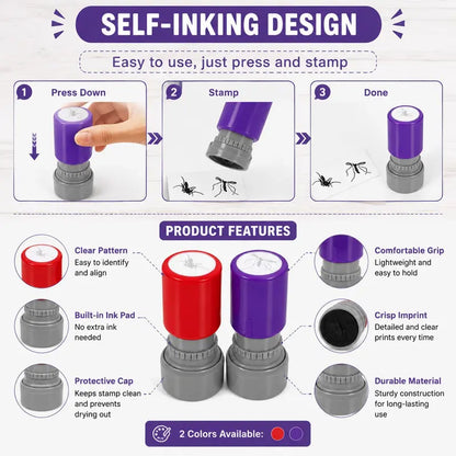 Mosquito Prank Funny Stamper Self Inking Stamps