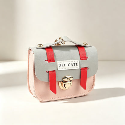 Leather Mini Key and Card Holder