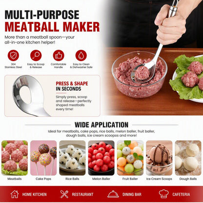 304 Stainless Steel Meatball Scoop Ball Maker Tool