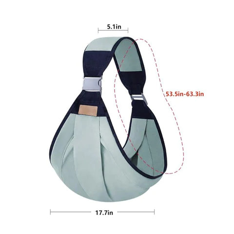👶 4-in-1 Breathable Baby Carrier – 0-36 Months, Front/Back/Facing In/Out – Hands-Free