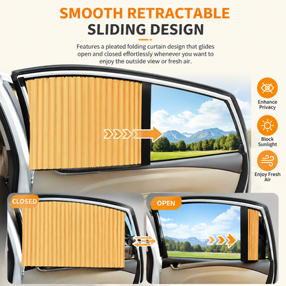 🚗Magnetic car window sunshade