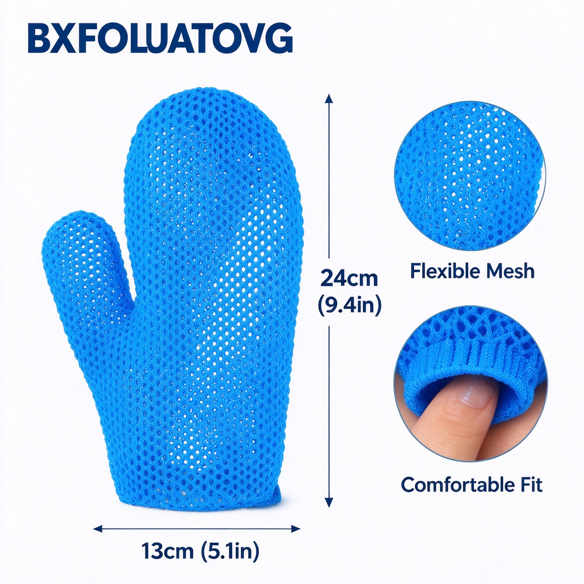 🚿Honeycomb mesh shower scrub gloves