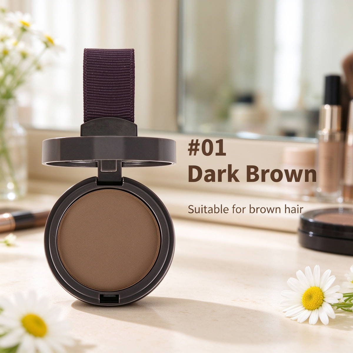 Hair coloring powder