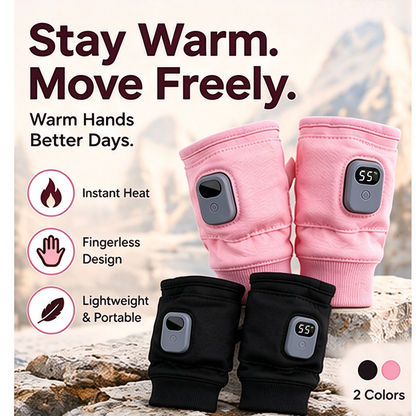 ✋Unisex Rechargeable Heated Fingerless Gloves