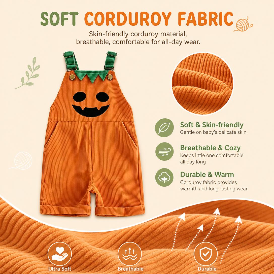 🎃👖Halloween overalls for toddler boys