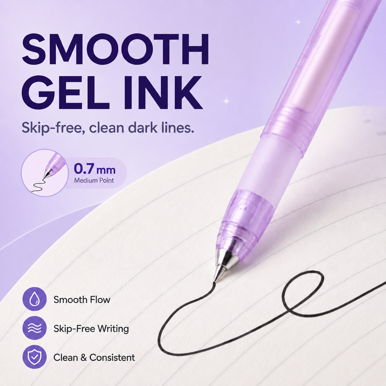 ✏️Retractable Pocket Gel Ink Pen Set