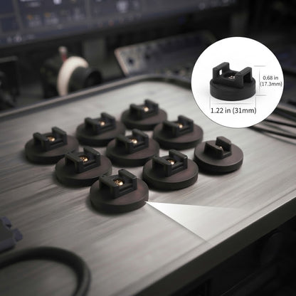 Heavy-Duty Magnetic Cable Tie Mounts(10Pcs)