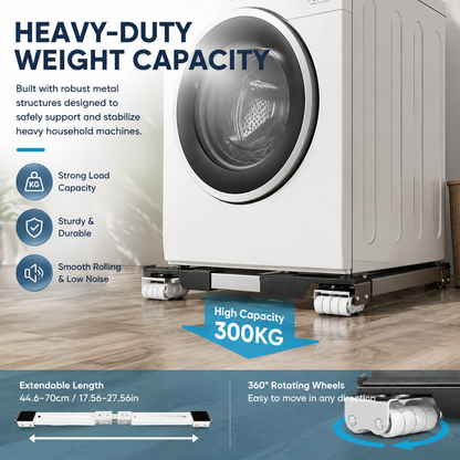🛡️2-piece adjustable telescopic heavy-duty metal frame