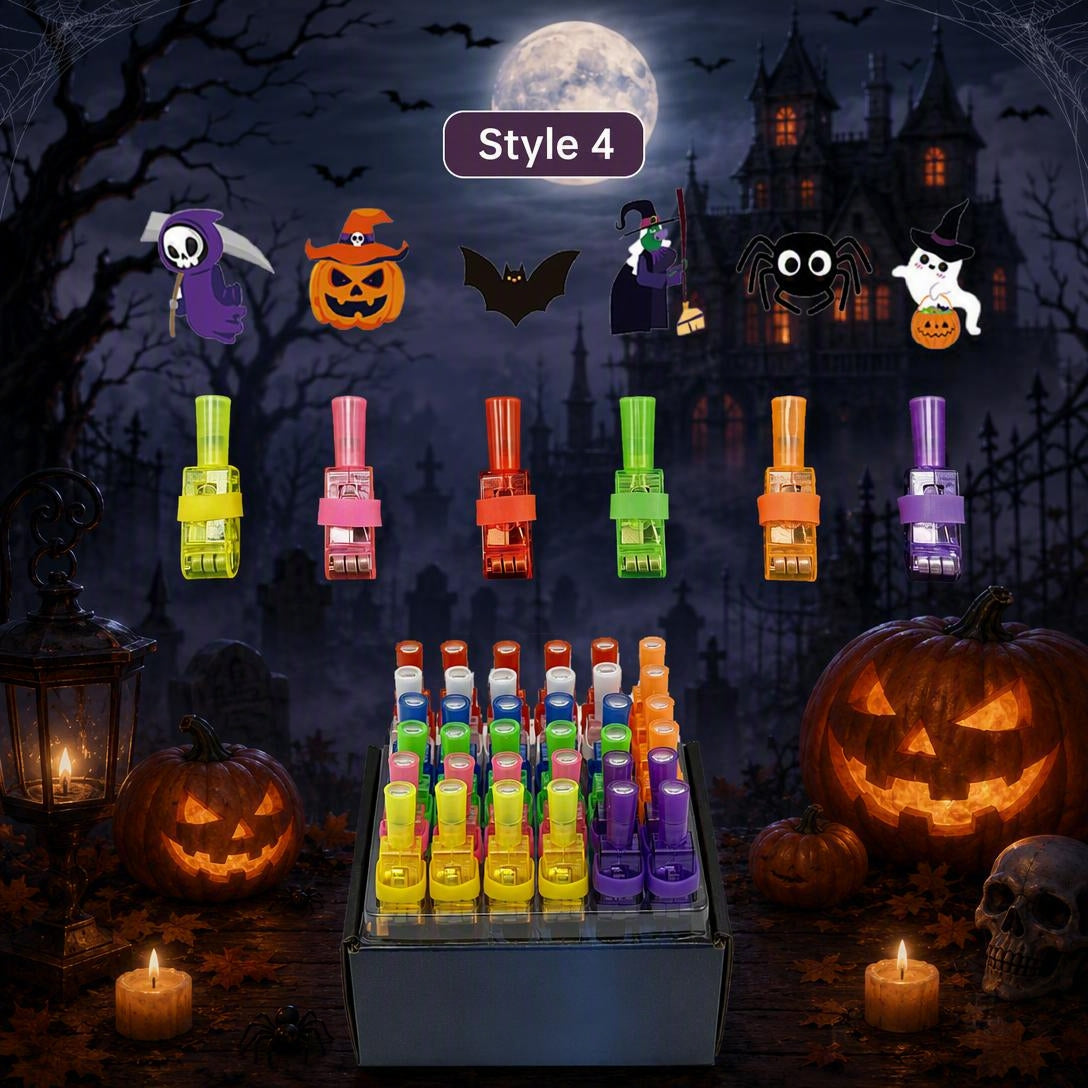 36PCS Halloween And Christmas LED Projection Finger Lights