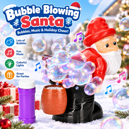 Christmas Santa Handheld Party Bubble Machine