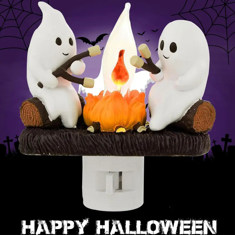 👻Ghost-shaped plug-in night light ornament