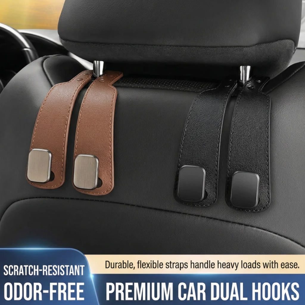 ⚙️Double hook for the backrest of the car seat