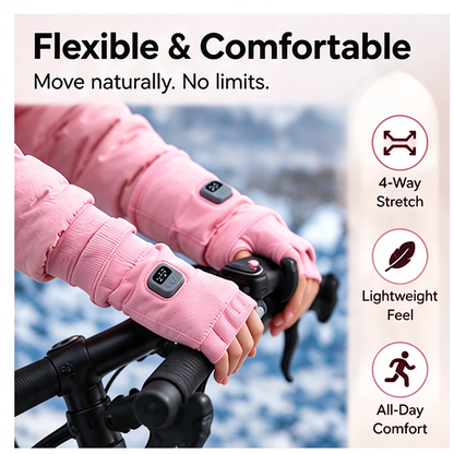 ✋Unisex Rechargeable Heated Fingerless Gloves