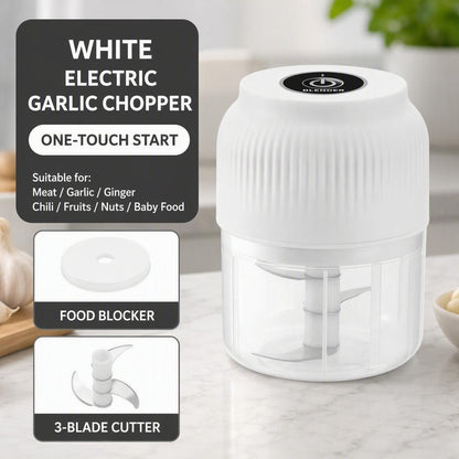 Mini Rechargeable Electric Garlic Chopper