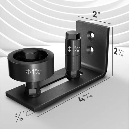 ⚙️Barn door floor guide - adjustable support rollers