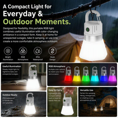 Outdoor Hiking Multi functional Atmosphere Led Light