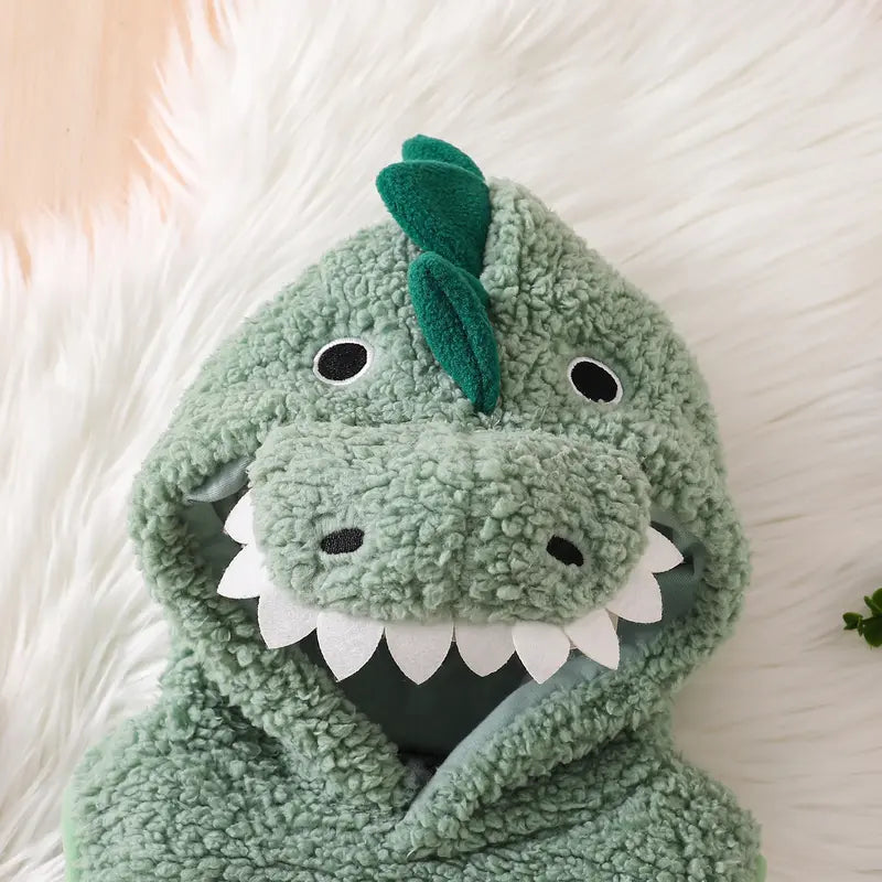 🦖Cute baby dinosaur costume sleeveless bodysuit