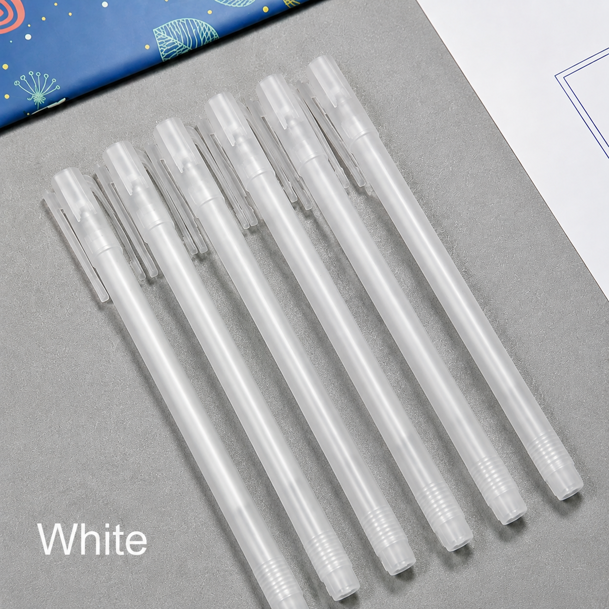 🎨🖊️Macaron-colored dot gel pen set