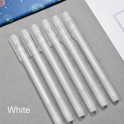 🎨🖊️Macaron-colored dot gel pen set