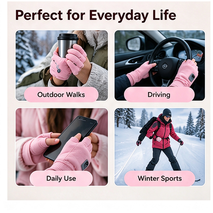 ✋Unisex Rechargeable Heated Fingerless Gloves