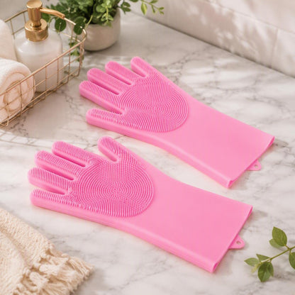 Silicone Kitchen Gloves For Home & Pet Care