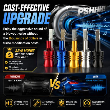 💥Turbocharger sound enhancement whistle