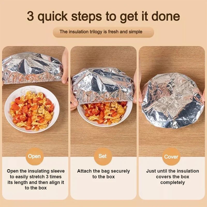 🏠Repeatable Aluminum Foil Insulation Cover