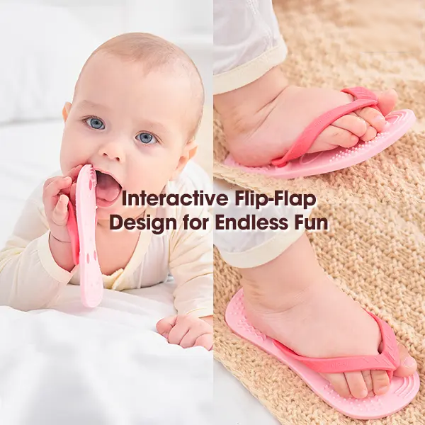 👶🩴 Baby Fun Flip-Flop Shaped Teether