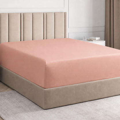 🛏️100% Egyptian cotton fitted sheet (fits 12-inch mattresses)