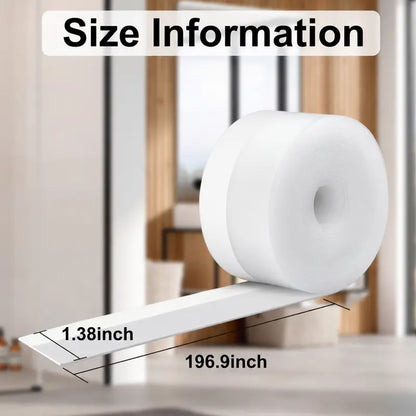 🛡️16.4-foot door and window weatherstripping (1.38 inches wide)