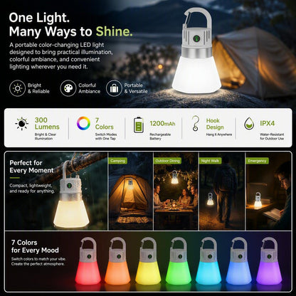Outdoor Hiking Multi functional Atmosphere Led Light