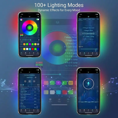 💡🚗 Smart LED Interior Car Lights, DIY Mode