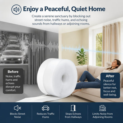 🛡️16.4-foot door and window weatherstripping (1.38 inches wide)