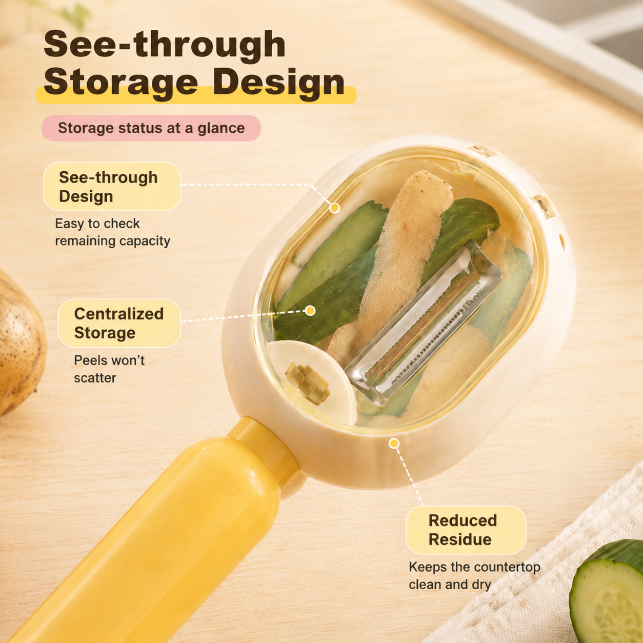🗑️Multi-functional storage peeler
