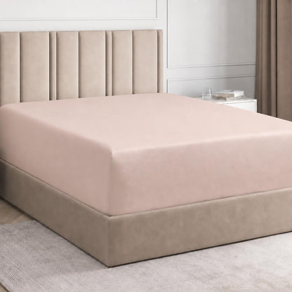 🛏️100% Egyptian cotton fitted sheet (fits 12-inch mattresses)