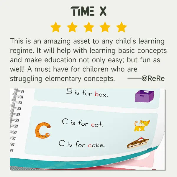 📚 Reusable Grooved Handwriting Workbook for Kids