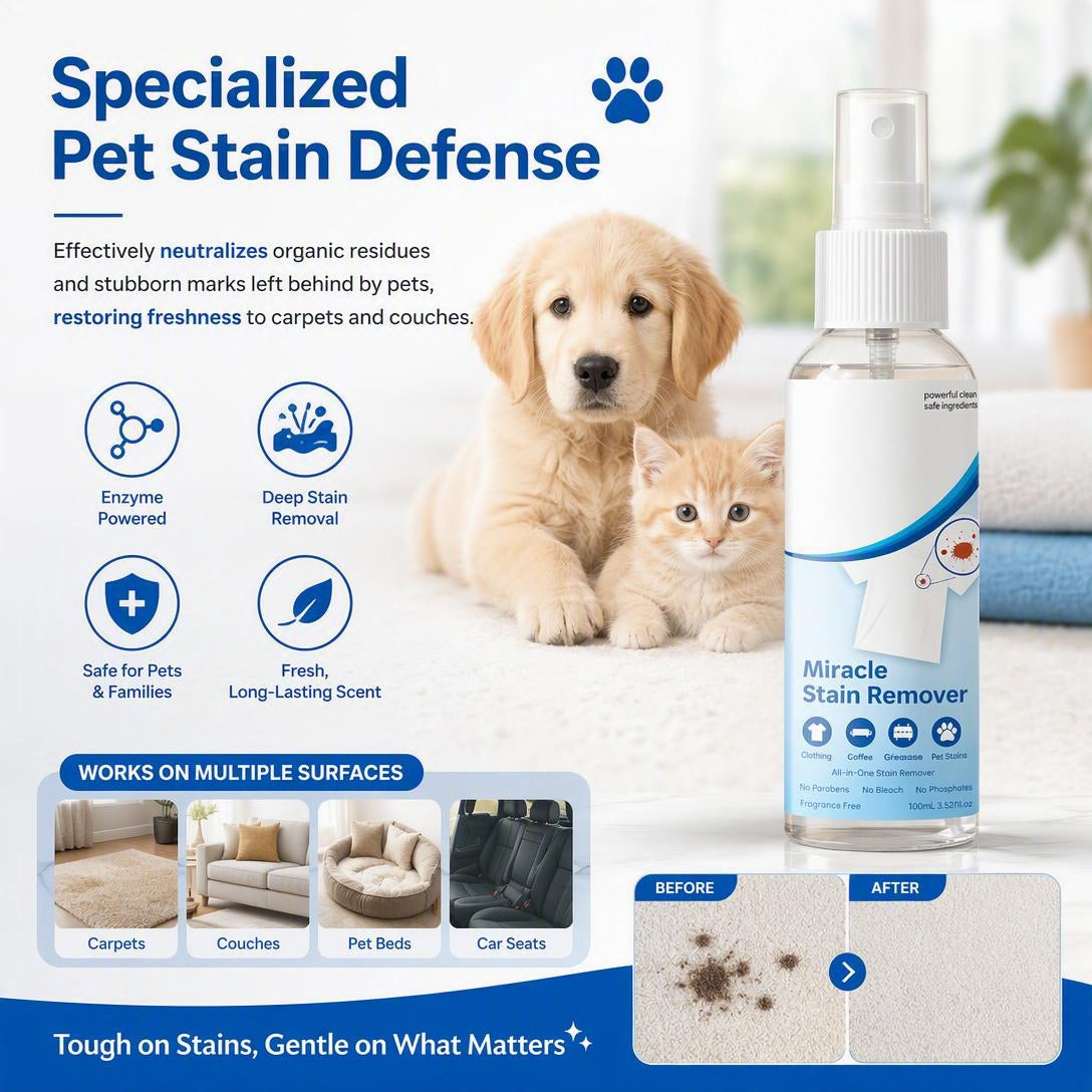 👕Laundry Stain Remover Fragranced Fabric Care Spray