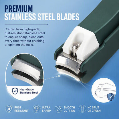 🔍👴Magnifying glass nail clippers – Ideal for Elderly, Adults & Kids Nail Care Tool