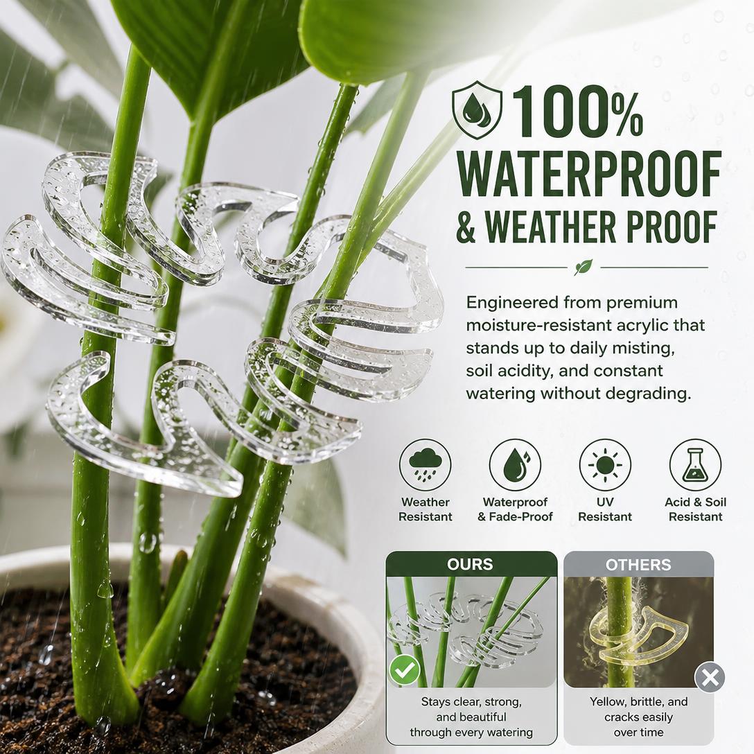 🌱Transparent Flexible Plant Support Clip