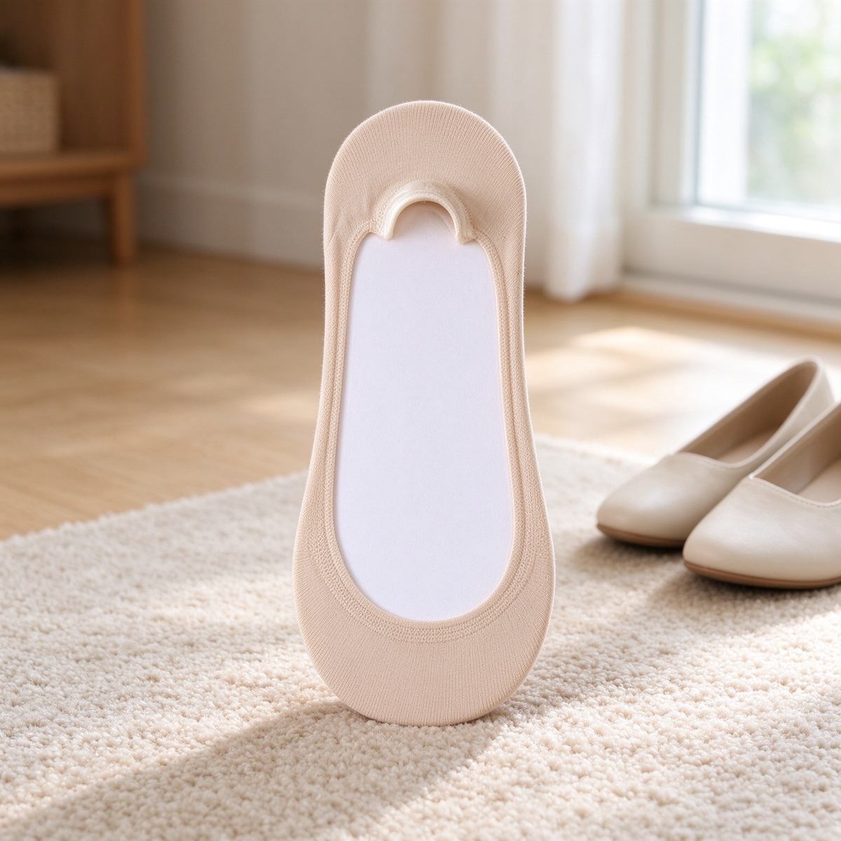 Women's Cushioned No-Show Socks for Flats（5Pcs）