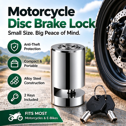 Motorcycle Disc Brake Lock