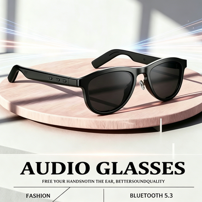 🕶️🎵Smart Bluetooth 5.4 Sunglasses with Open-Ear Audio Blue Light Blocking UV Protection Waterproof