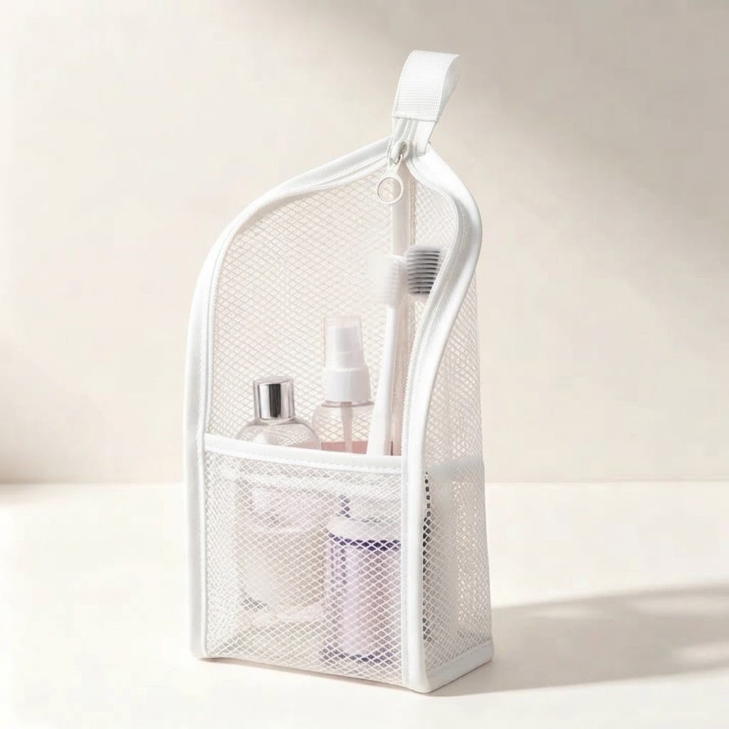 📂Portable Lightweight Mesh Toiletry Bag