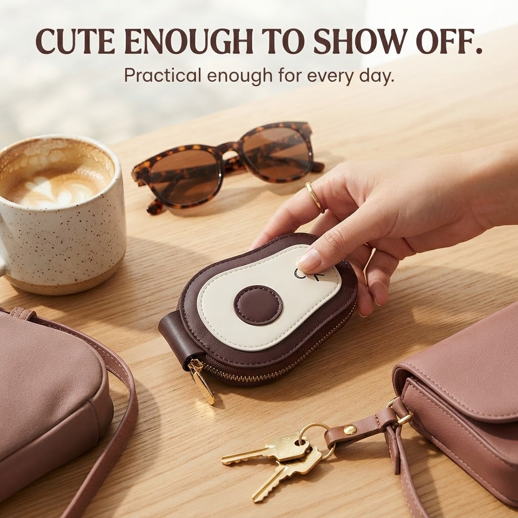 Cute Avocado Accordion Card Holder Wallet