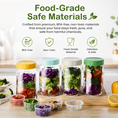 🥗Leak-proof salad lunch jar - with built-in divider